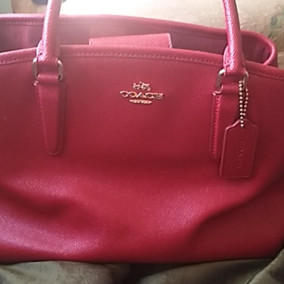 Red Coach Purse